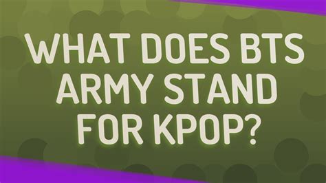 bts army stands for.